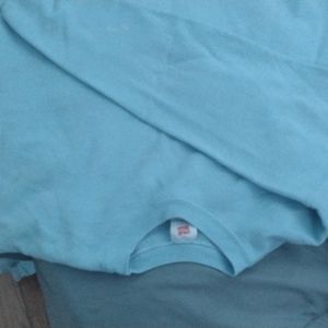 baby blue crew neck